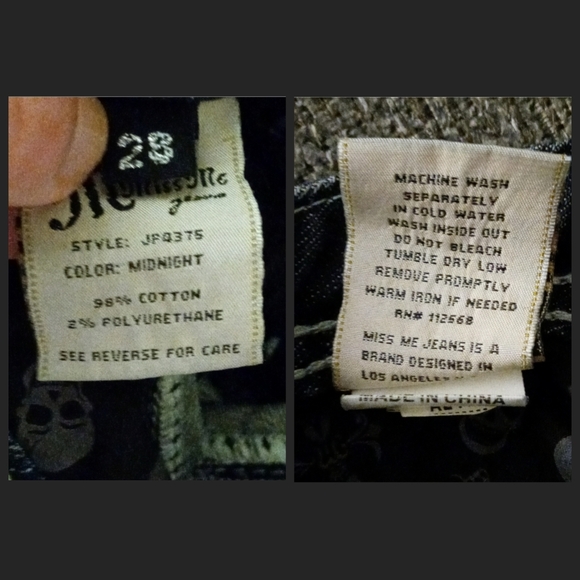 🖤Miss Me🖤 - Cross Distressed Bootcut Jean - Picture 4 of 16